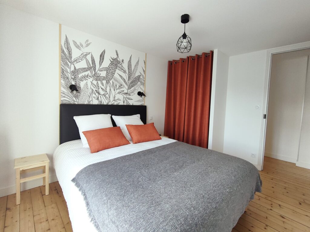 gîte pouillon chambre lit double